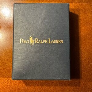 Polo Ralph Lauren Black Tri-Fold Wallet
